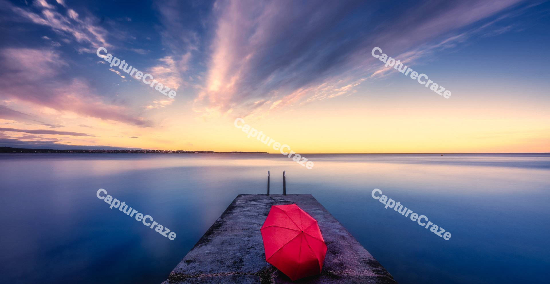 view of sea against sky during sunset